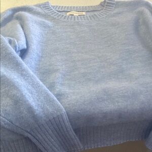Lucky Brand Light Blue Crew Neck Sweater